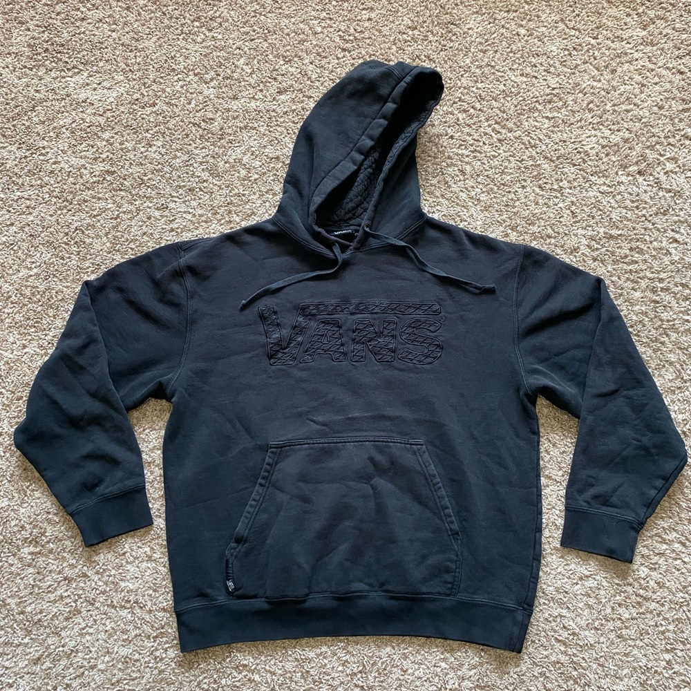 VANS Logo Skateboarding Sweatshirt Hoodie Pullover Men’s size‎ MEDIUM